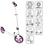 muuwmi Aluminium Scooter 200 mm wei&szlig;-lila
