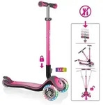 GLOBBER ELITE DELUXE LIGHTS pink, mit Leuchtrollen