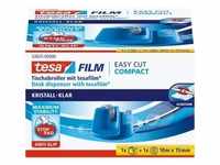 tesa Tischabroller Easy Cut Compact, bestückt, blau