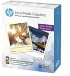 HP Social Media Snapshots - Sanft gl&auml;nzend - selbstklebend, entfernbarer Klebstoff