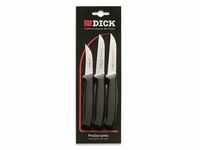 Dick 857-00042 Küchenmesser-Set 3T PRO PRO DYNAMIC, silber/schwarz (1 Set)