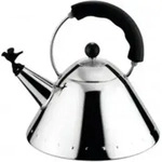 Alessi 9093 B, 2 l, Edelstahl, Schwarz, Edelstahl, Polyamid, 220 mm