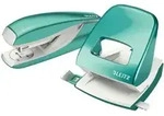 Locher NeXXt 5008 und Heftger&auml;t NeXXt 5502 im Set eisblau