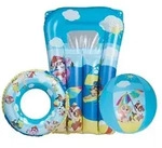 Happy People - Paw Patrol 3er Strandset - Wasserball, Schwimmring & Luftmatratze