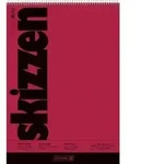 Brunnen 1047350 - Muster - Rot - A3 - 50 Bl&auml;tter - Hardcover - Universal - 110g
