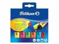 Pelikan Textmarker 490, 6 Stück(e), Mehrfarbig, Multi, Tinte auf Wasserbasis, Box