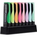 Stabilo Green Boss Text- marker 8er Tischset Pastellfarben