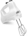 KitchenAid 5KHM5110EWH, Handmixer, Wei&szlig;, Schlagen, Mixen, 1,6 m, 1000 RPM,