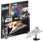 Modellbausatz Star Wars mit Basisz., Imperial Star Destroye, 21 Teile, ab 10 J.
