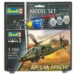 Modellbausatz mit Basiszubeh&ouml;r, AH-64A Apache, 56 Teile, ab 10 Jahren