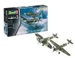 Combat Set Messerschmitt Bf109G-10 & Spitfire Mk.V - Modellbausatz, 76 Teile, ab 10
