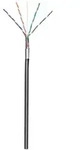 CAT 5e Outdoor Netzwerkkabel, F/UTP, Schwarz, 100 m - CCA Kupfergemisch, AWG...