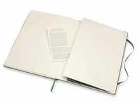 Notizbuch XL 19x25cm blanko Hardcover 96 Blatt myrtengrün