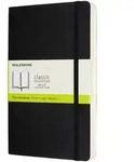 Notizbuch Large A5 blanko 200 Blatt Softcover schwarz