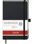 Notizbuch Kompagnon Klassik A5 blanko 96 Blatt 80g/qm schwarz