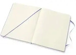 Notizbuch XL 19x25cm liniert Hardcover 96 Blatt hortensienblau