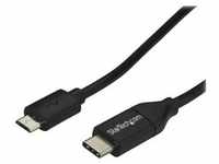 STARTECH.COM 2m USB-C Micro-B Kabel - USB 2.0 - USB-C auf Micro USB Ladekabel -