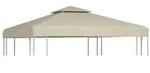 vidaXL Pavillon-Ersatzdach 310 g/m2 Beige 3x3 m