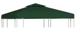 vidaXL Pavillon-Ersatzdach 310 g/m2 Gr&uuml;n 3x3 m