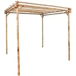 vidaXL Pergola Bambus 170&times;170&times;220 cm