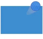 vidaXL Rechteckige Poolabdeckung 600x400 cm PE Blau