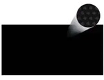 vidaXL Rechteckige Poolabdeckung 1200x600 cm PE Schwarz