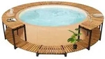 vidaXL Whirlpool-Verkleidung 273x53 cm Akazie Massivholz