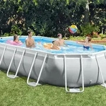 INTEX 26796GN - Prism Frame Oval Pool (503x274x122cm)