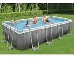 Bestway Power Steel Swimmingpool-Set Rechteckig 549x274x122 cm