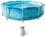 INTEX 28208GN - Frame Pool - Beachside (305x76cm) inkl. Filterpumpe Framepool