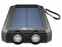 Outdoor Powerbank 8000mAh mit Solarpanel und Taschenlampenfunktion