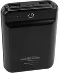 Ansmann PB10.8 mini Powerbank 10000 mAh Smart IC LiPo Micro USB, USB Schwarz