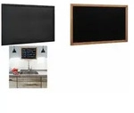 Securit Kreidetafel WOODY, mit Holzrahmen, teak