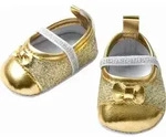 Pu-Glitzerballerinas, gold, Gr. 38-45c