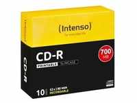 Intenso - 10 x CD-R - 700 MB (80 Min) 52x - mit Tintenstrahldrucker bedruckbare