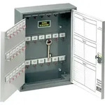 Schl&uuml;sselschrank 6700/ 57 R H280xB215xT70mm2-t&uuml;rig m.Zylinderschl.Anz.Hak.57