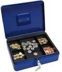 Geldkassette Gr. 4 30,0x24,0x9,0cm blau
