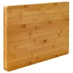 3 cm dickes XL Schneidebrett 50x35cm Bambus Holz Schneidbrett Holzbrett K&uuml;che