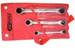 KS Tools 503.4540 4 in 1 GEARplus umschaltbar Doppel-Ratschenringschl&uuml;ssel-Satz,