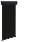 vidaXL Balkon-Seitenmarkise 85x250 cm Schwarz
