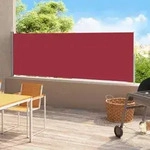 vidaXL Seitenmarkise Ausziehbar 180x500 cm Rot