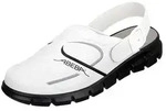 Abeba Berufsschuhe Dynamic Clog wei&szlig;/schwarz Gr. 38