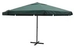 vidaXL Sonnenschirm Gr&uuml;n Aluminium 500 cm