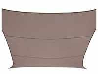 Schattentuch 4 x 2,9 m Polyester taupe