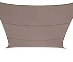 Schattentuch 4 x 2,9 m Polyester taupe