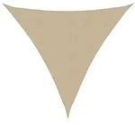 vidaXL Sonnensegel Oxford-Gewebe Dreieckig 5x5x5 m Beige