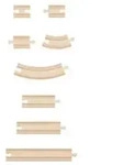 Hape Toys SUPER EXPANSION RAIL PACK - Bau - Junge/M&auml;dchen - 3 Jahr(e) - Braun - Holz