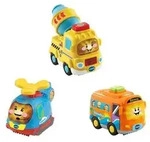 Tut Tut Baby Flitzer - Tut Tut Baby Flitzer - 3er-Set Reisebus, Helikopter,