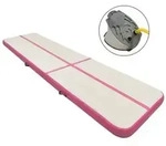 vidaXL Aufblasbare Gymnastikmatte mit Pumpe 700x100x15 cm PVC Rosa