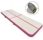 vidaXL Aufblasbare Gymnastikmatte mit Pumpe 500x100x15 cm PVC Rosa